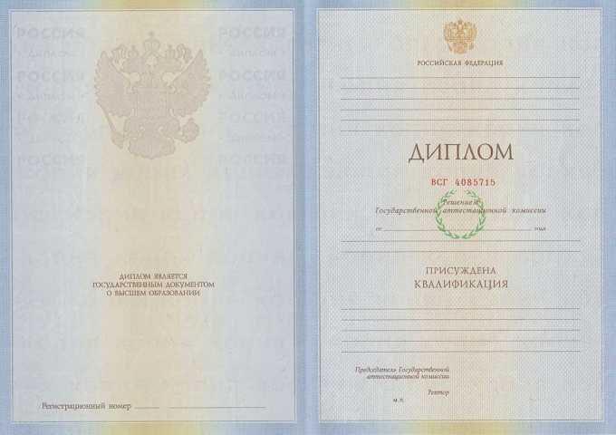 Диплом специалиста 2009-2011 год Диплом специалиста 2009-2011 год